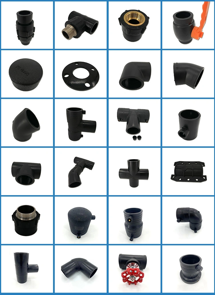 PE Pipe Electrufusion Elbow Electrical Connector HDPE Fittings